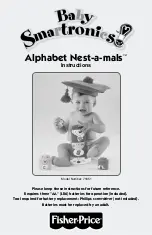 Fisher-Price Baby Smartronics Alphabet Nest-a-mals Instructions preview