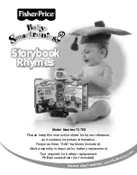 Предварительный просмотр 1 страницы Fisher-Price Baby Smartronics! Storybook Rhymes Manual