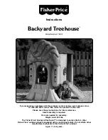 Preview for 1 page of Fisher-Price Backyard TREEHOUSE 75972 Instructions Manual