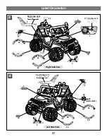 Предварительный просмотр 21 страницы Fisher-Price BARBIE Beach Ranger JEEP 4x4 B2489 Owner'S Manual & Assembly Instructions