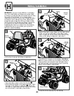 Предварительный просмотр 22 страницы Fisher-Price BARBIE Beach Ranger JEEP 4x4 B2489 Owner'S Manual & Assembly Instructions