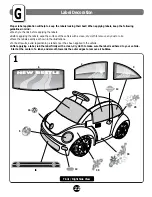 Предварительный просмотр 22 страницы Fisher-Price BARBIE VOLKSWAGEN NEW BEETLE 73517 Owner'S Manual & Assembly Instructions