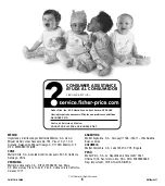 Preview for 6 page of Fisher-Price BBF05 Instructions Manual