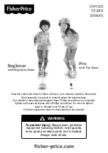 Fisher-Price Beginner with Beginner Base Instruction Sheet preview