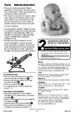 Preview for 2 page of Fisher-Price BHL59 Quick Start Manual