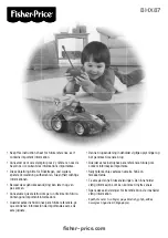 Preview for 1 page of Fisher-Price BHX87 Instructions Manual