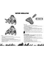 Preview for 4 page of Fisher-Price Bigfoot the Monster Instruction Sheet