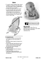 Предварительный просмотр 2 страницы Fisher-Price BMF34 Instructions Manual