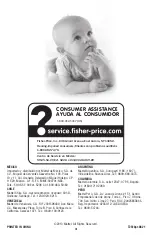 Preview for 4 page of Fisher-Price BMG82 Manual