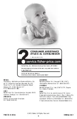 Preview for 2 page of Fisher-Price BMM96 Manual