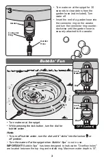 Preview for 3 page of Fisher-Price Bubblin'Spa Manual