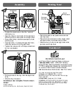 Preview for 4 page of Fisher-Price Caring Touch High Chair Instructions