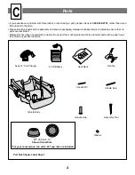 Preview for 4 page of Fisher-Price CATERPILLAR 73260 Owner'S Manual & Assembly Instructions