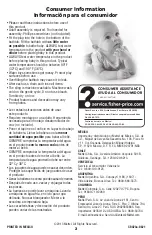 Preview for 2 page of Fisher-Price CBX23 Consumer Information