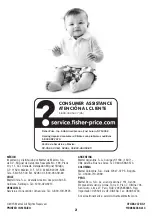 Preview for 2 page of Fisher-Price CFG86 Quick Start Manual