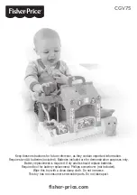 Preview for 1 page of Fisher-Price CGV75 Instructions