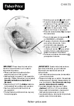 Предварительный просмотр 1 страницы Fisher-Price CHM79 Instruction Sheet