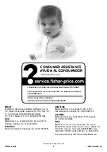 Предварительный просмотр 2 страницы Fisher-Price CHN44 Instruction Manual