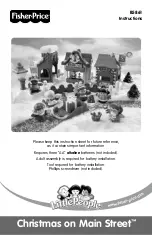 Preview for 1 page of Fisher-Price Christmas on Main Street B5861 Instructions