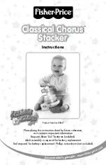 Fisher-Price Classical Chorus Stacker Instructions preview