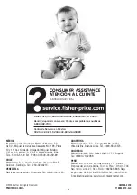 Preview for 4 page of Fisher-Price CMR04 Instructions Manual