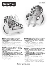 Fisher-Price CMR07 Manual preview