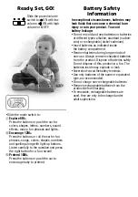 Preview for 3 page of Fisher-Price CMW62S Quick Start Manual