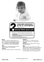 Preview for 2 page of Fisher-Price CMX43 Manual