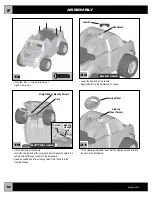 Предварительный просмотр 14 страницы Fisher-Price CRAFTSMAN F-150 Owner'S Manual With Assembly Instructions