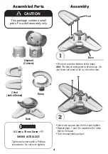 Предварительный просмотр 3 страницы Fisher-Price DGT87 Instructions Manual