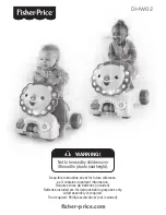 Preview for 1 page of Fisher-Price DHW02 Manual