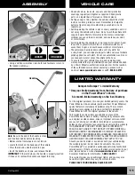 Preview for 11 page of Fisher-Price Disney Tot Rod R2510 Owner'S Manual & Assembly Instructions