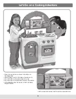 Preview for 11 page of Fisher-Price DORA TALKING KITCHEN H1581 Instruction Sheet