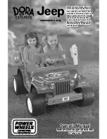 Preview for 1 page of Fisher-Price Dora The Explorer Jeep Wrangler T6137 Owner'S Manual & Assembly Instructions