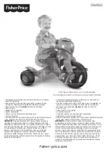 Fisher-Price DWR65 Manual предпросмотр