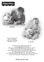 Preview for 1 page of Fisher-Price DYM07 Instructions