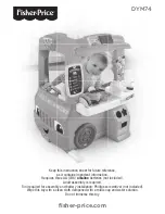 Предварительный просмотр 1 страницы Fisher-Price DYM74 Instruction Sheet