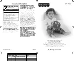 Preview for 1 page of Fisher-Price DYM88 Instruction Sheet