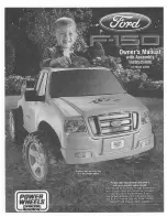 Fisher-Price FORD F-150 C3493 Owner'S Manual предпросмотр