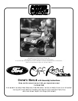 Preview for 1 page of Fisher-Price Ford OFFROAD 4x4 75548 Owner'S Manual & Assembly Instructions