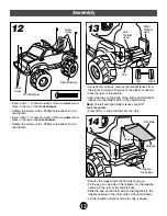 Preview for 12 page of Fisher-Price Ford OFFROAD 4x4 75548 Owner'S Manual & Assembly Instructions