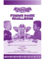 Предварительный просмотр 1 страницы Fisher-Price Fusion Crew Fusion Dome Challenge Instructions