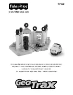 Fisher-Price GEOTRAX T7160 User Manual предпросмотр