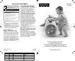 Preview for 1 page of Fisher-Price Go Baby Go! Bat & Wobble Penguin Instruction Sheet