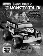 Fisher-Price GRAVE DIGGER Monster Truck H0436 Owner'S Manual & Assembly Instructions предпросмотр