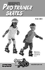 Preview for 1 page of Fisher-Price Grow-to-Pro ESPN Pro Trainer Skates Manual