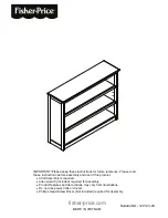 Fisher-Price Hutch/Bookcase Instructions Manual preview