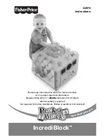 Fisher-Price IncrediBlock G2974 Assembly Manual preview