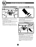 Preview for 22 page of Fisher-Price KAWASAKI NINJA 74750 Owner'S Manual & Assembly Instructions