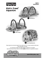 Предварительный просмотр 1 страницы Fisher-Price KICK'N CRAWL Aquarium H8094 Instructions Manual